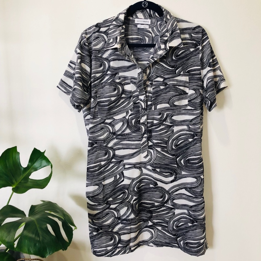 Native Youth Abstract Shift Dress